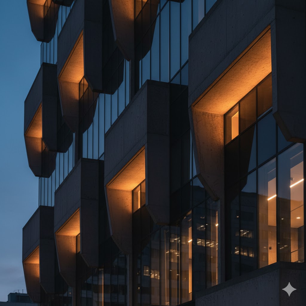 Architectural model representing structured debt financing for commercial real estate